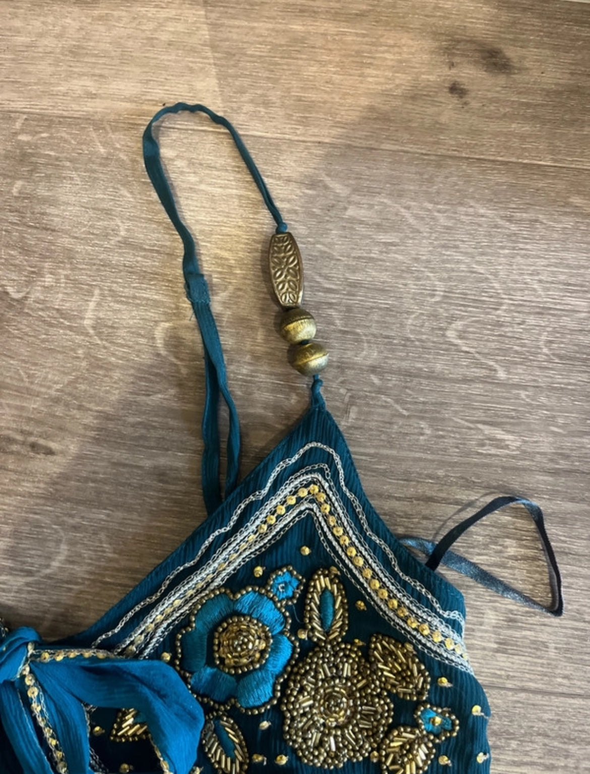 Vintage Monsoon embellished макси рокля