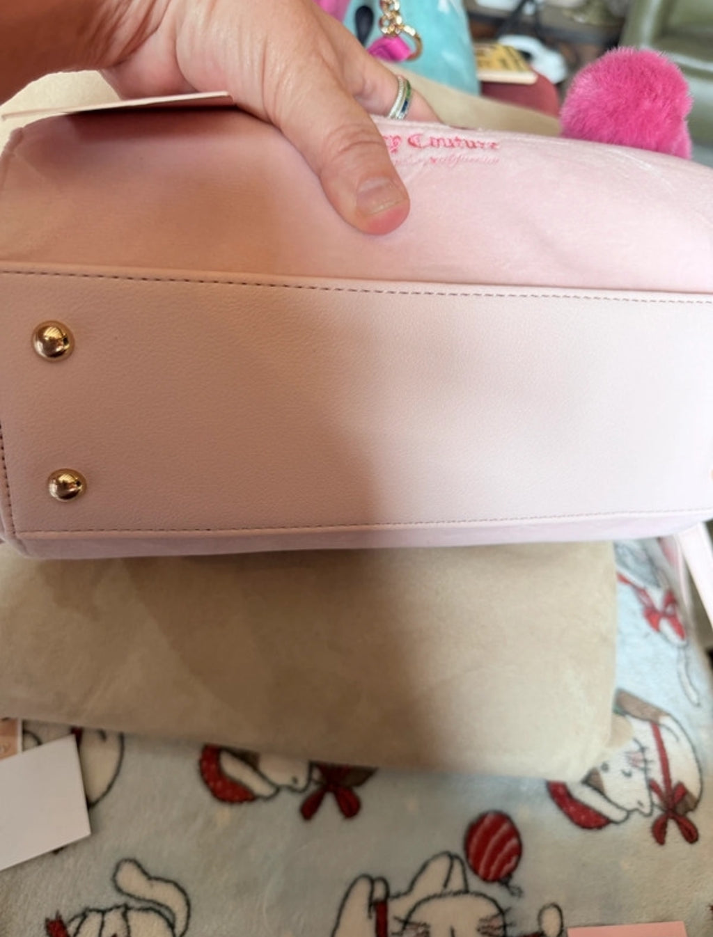 Чанта Juicy Couture “Spill the Juicy Tea” Velour Satchel