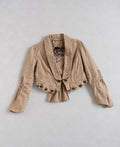 Vintage River Island Cropped Military яке