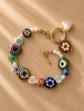 Гривна в стил Murano Millefiori