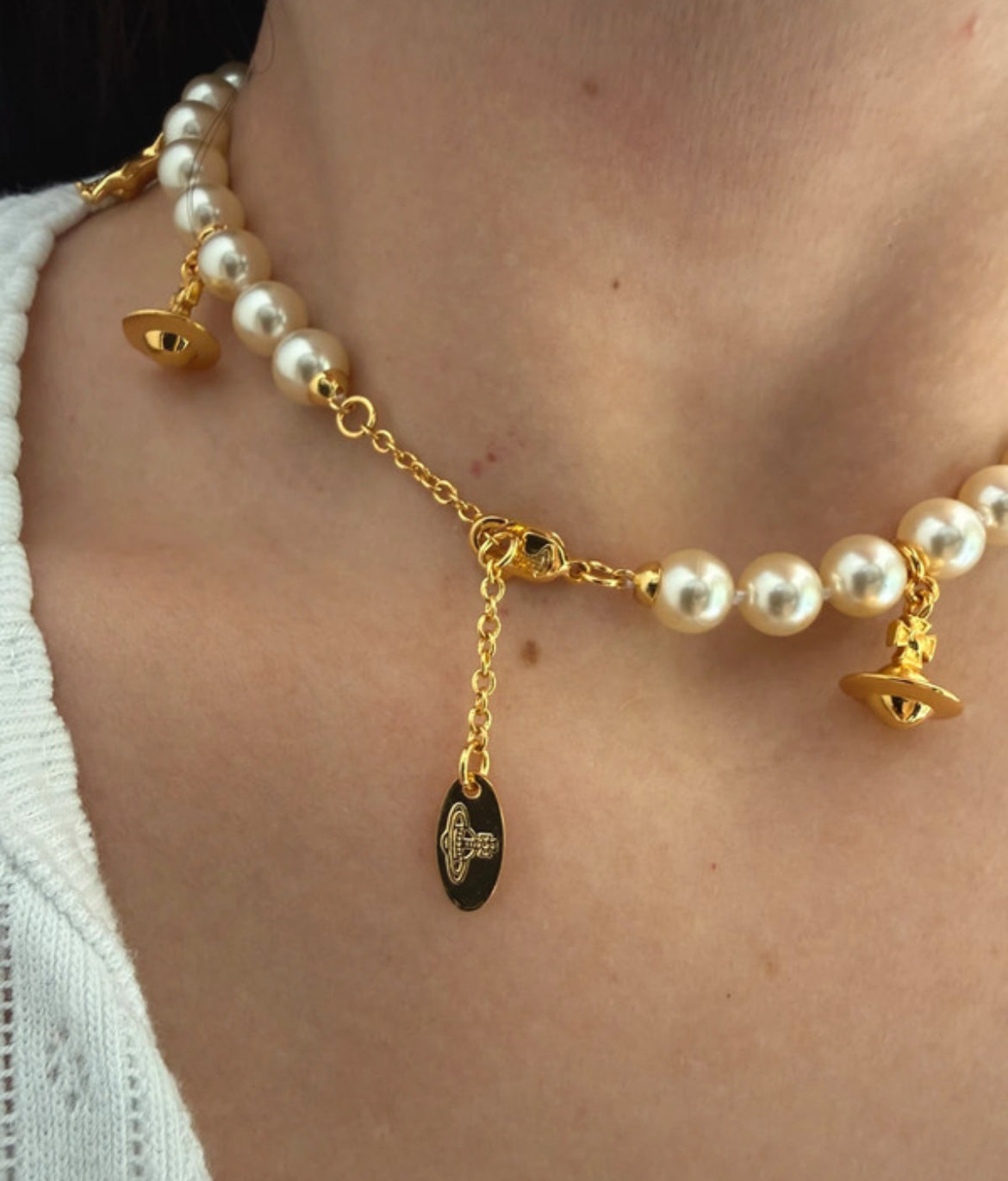 Колие Vivienne Westwood Charms & Pearls