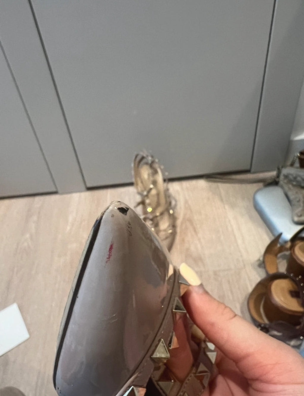 Valentino Garavani Rockstuds обувки на ток - 38,5
