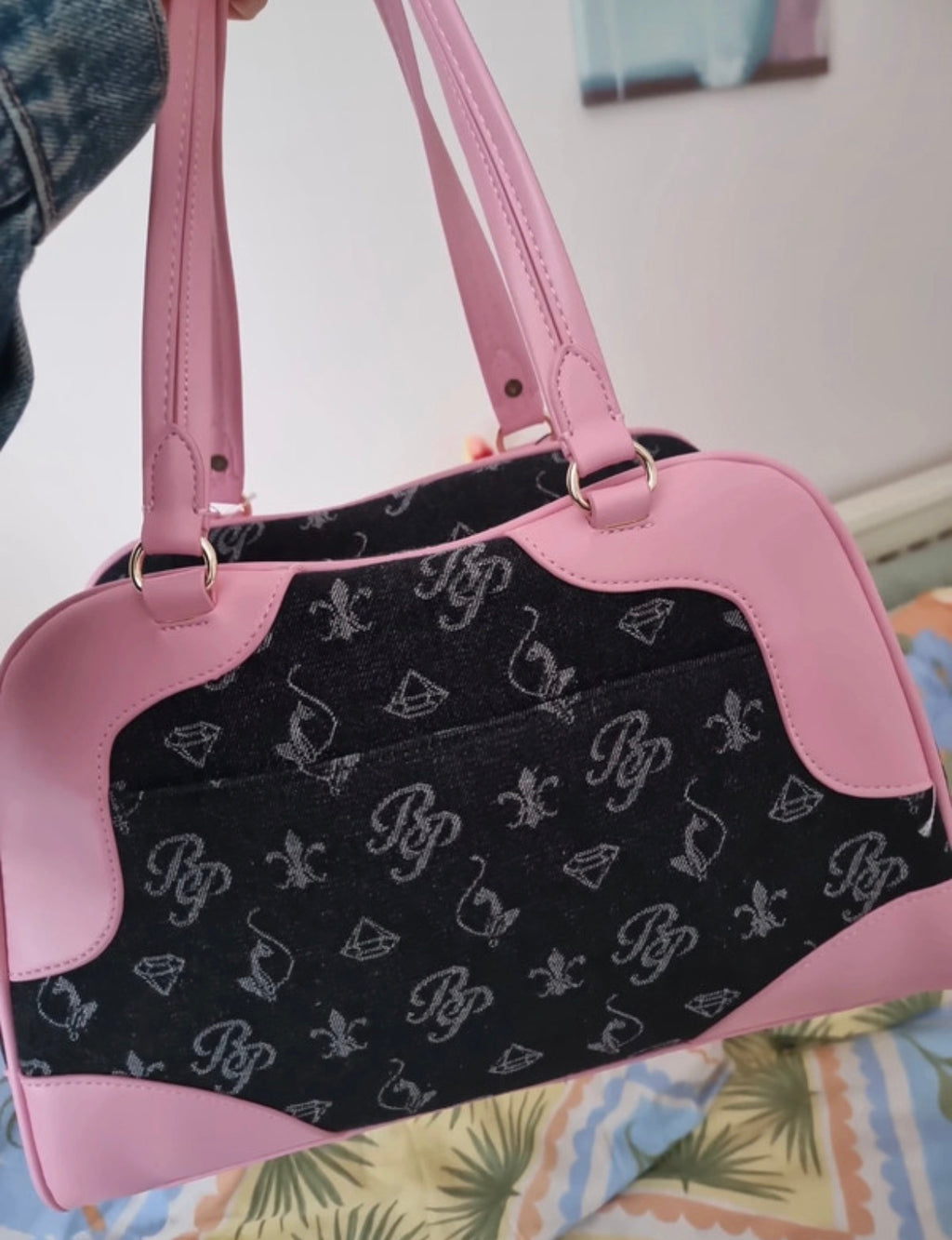 Baby Phat Pink Studded Y2K чанта