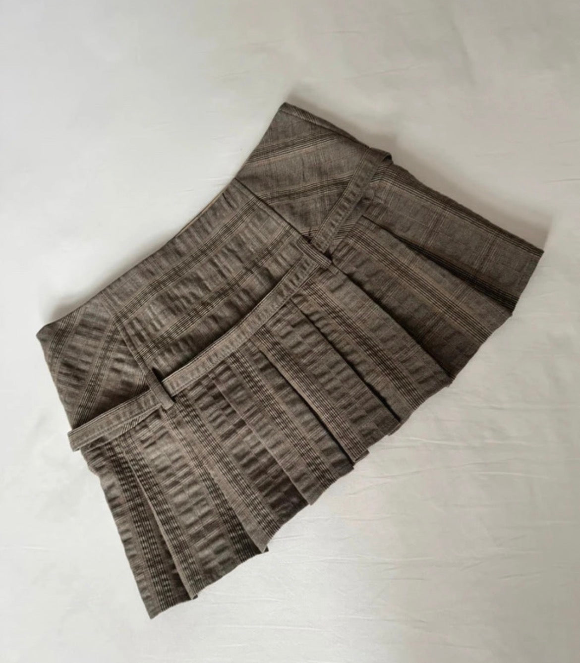 Vintage River Island Y2K карирана мини пола с перли и роза