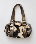 Винтидж чанта Dolce & Gabbana с cow print и метални капси