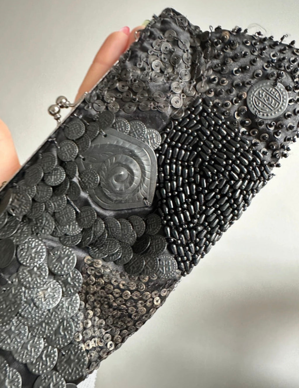 Vintage Aftershock Y2K Embellished Clutch чанта