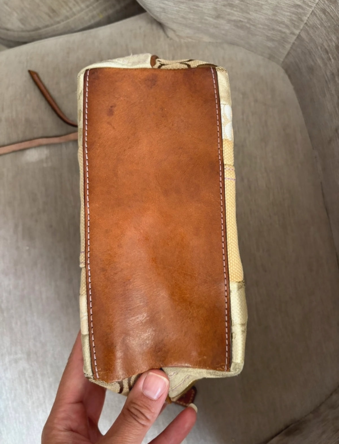 Винтидж Coach Patchwork shoulder bag