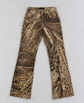 Roberto Cavalli SS2002 Snakeskin Jeans – редки архивни дизайнерски дънки