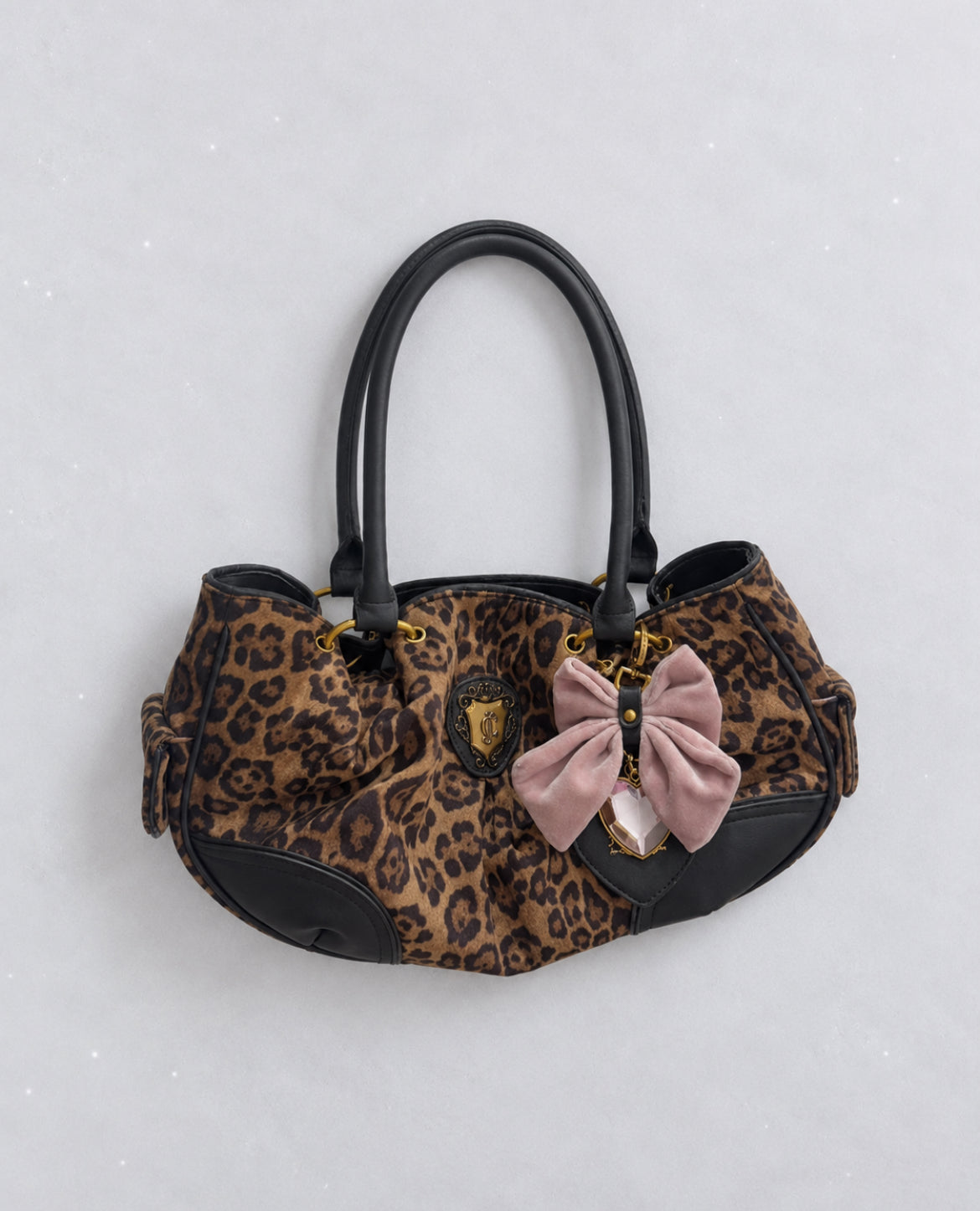 Рядка Juicy Couture Leopard Bow Charm Handbag
