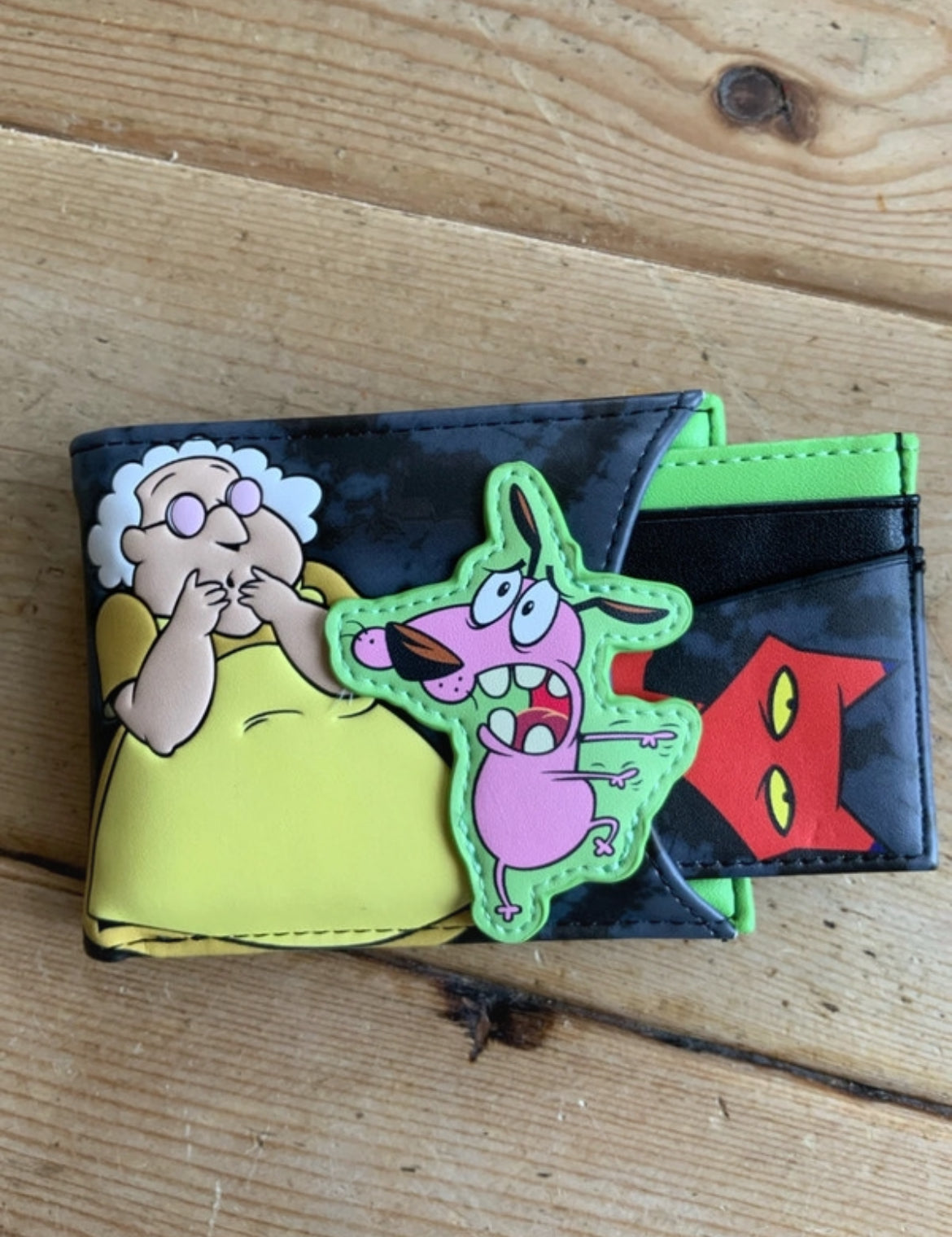 Courage the Cowardly Dog портмоне & card holder комплект