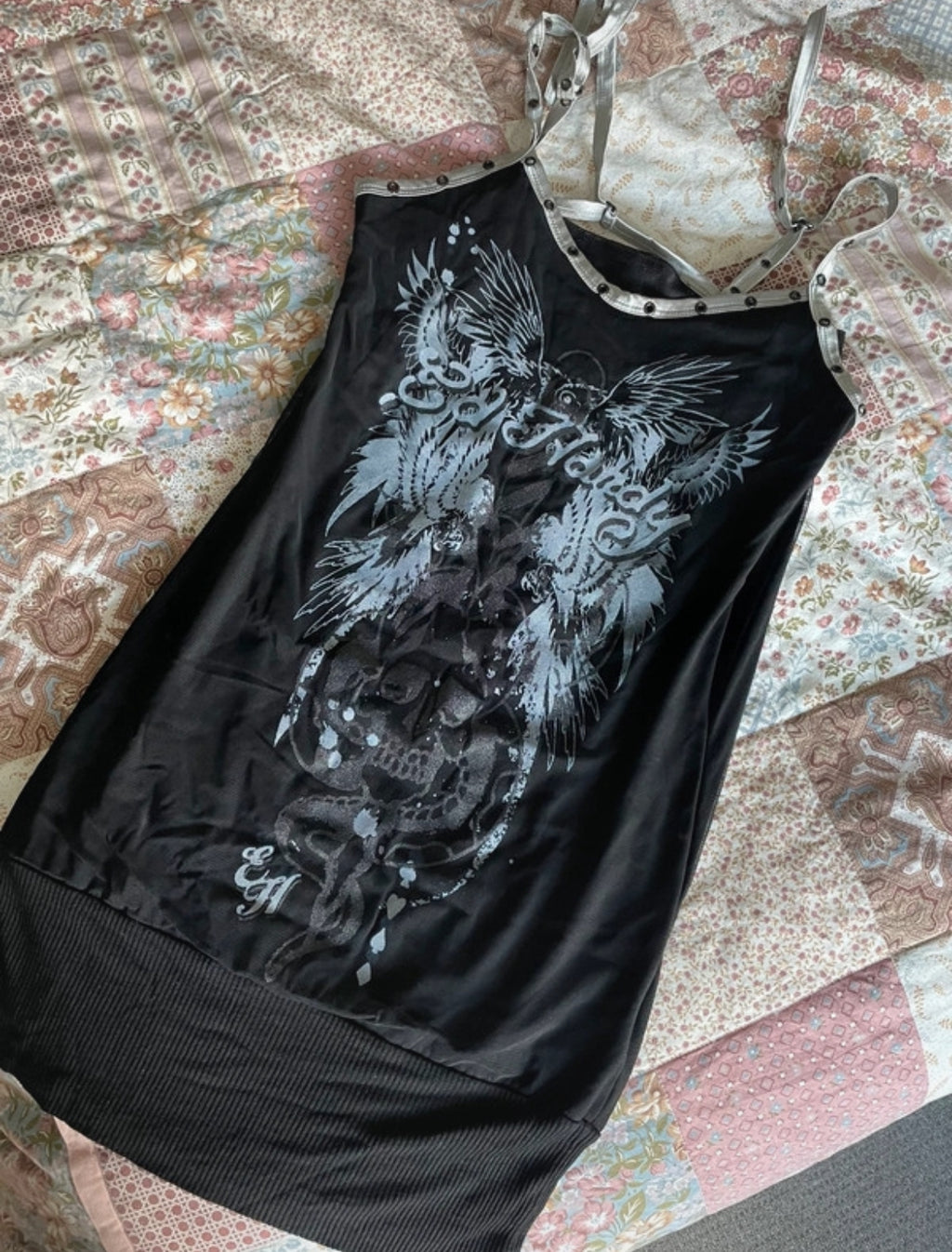Винтидж Ed Hardy by Christian Audigier туника
