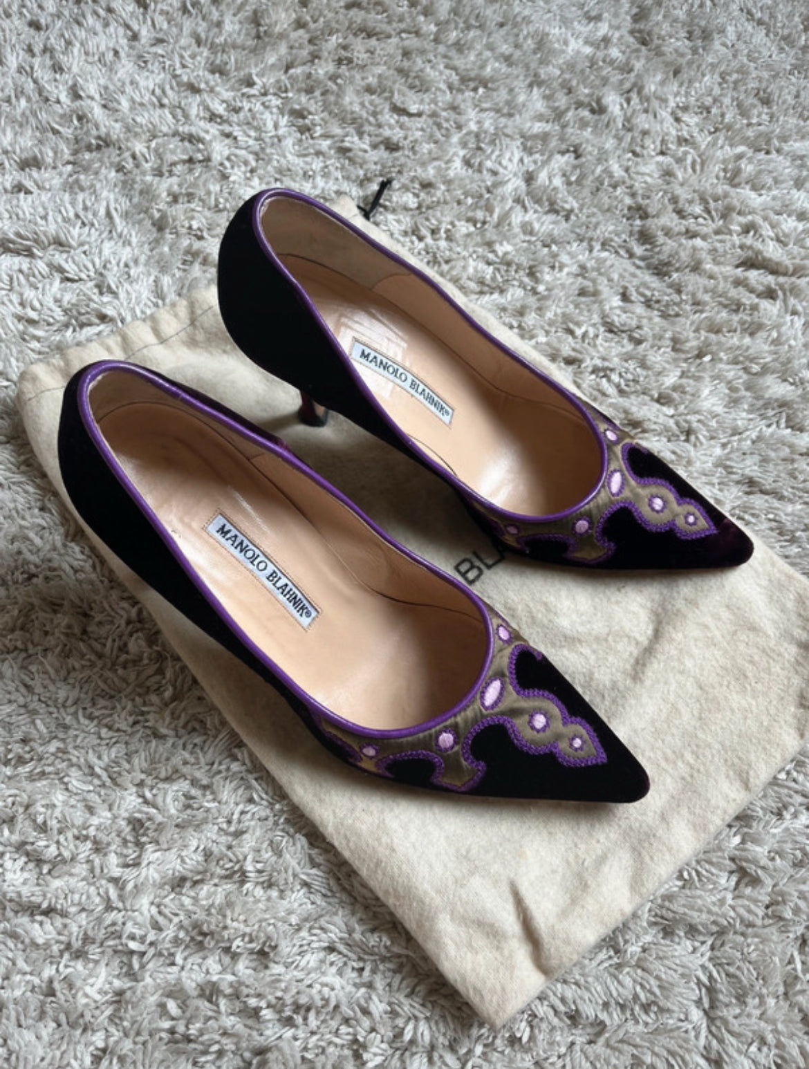 Ексклузивни винтидж обувки Manolo Blahnik x Neiman Marcus от септември 2005 г. - 37,5