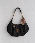 Juicy Couture Y2K кафява hobo чанта със златисти детайли