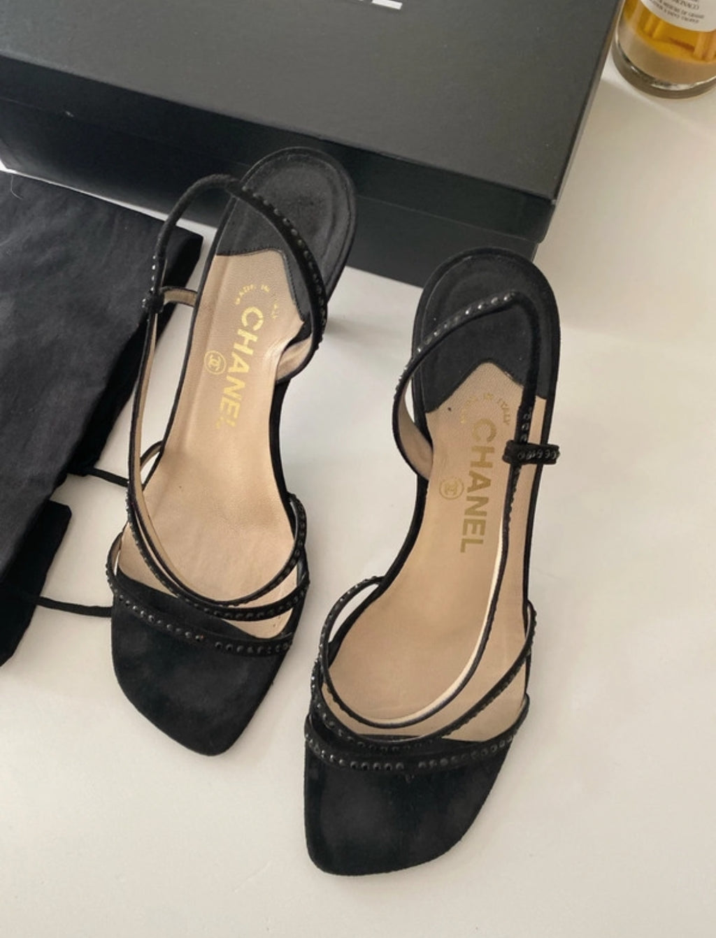Chanel сандали на ток