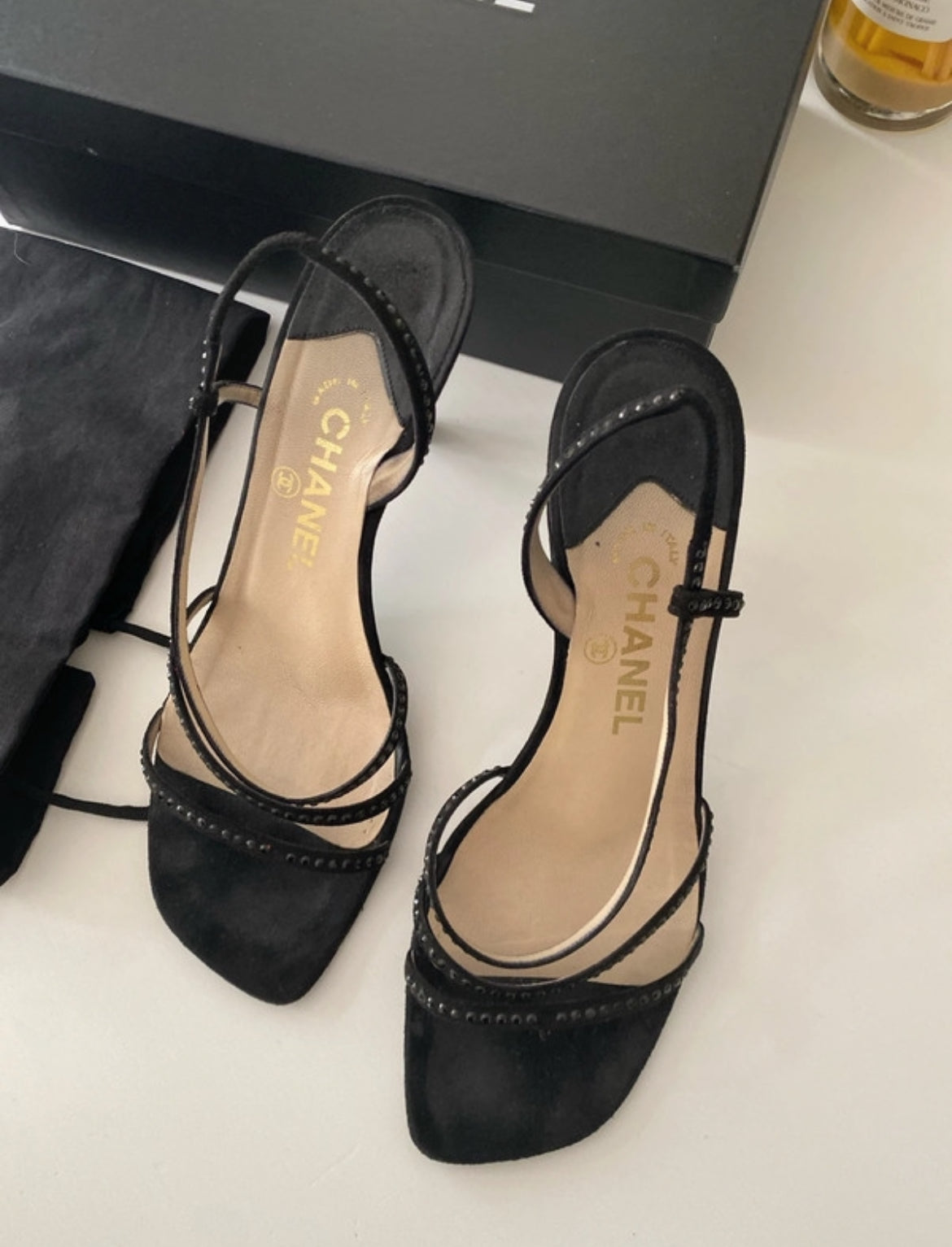 Chanel сандали на ток