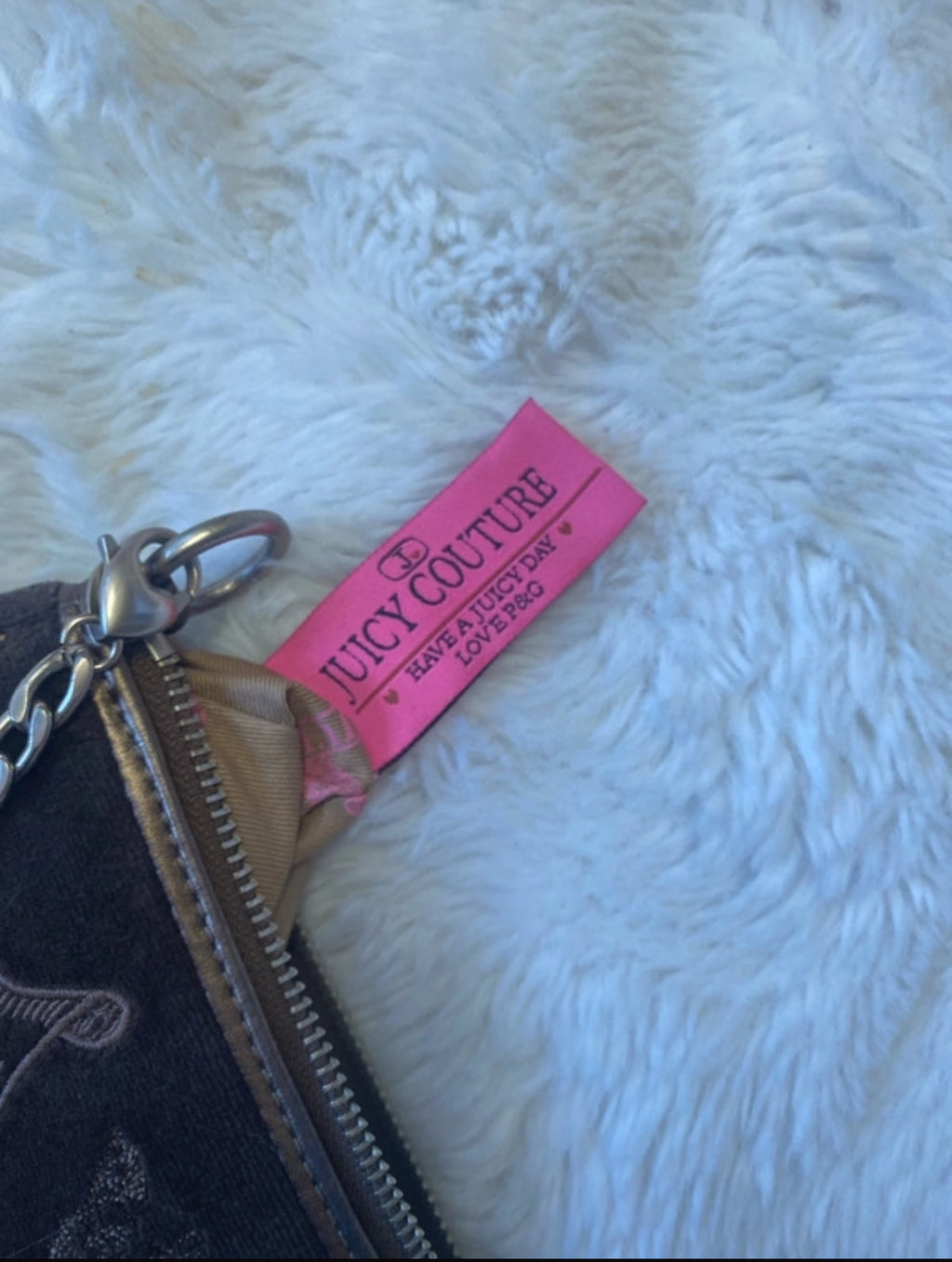 Винтидж Juicy Couture baguette чанта от началото на 2000-те