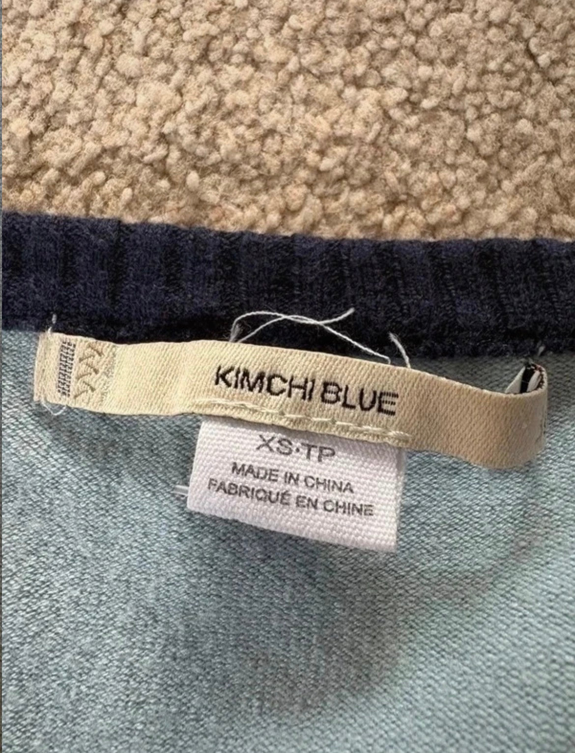 Kimchi Blue Embroidered Knit топ