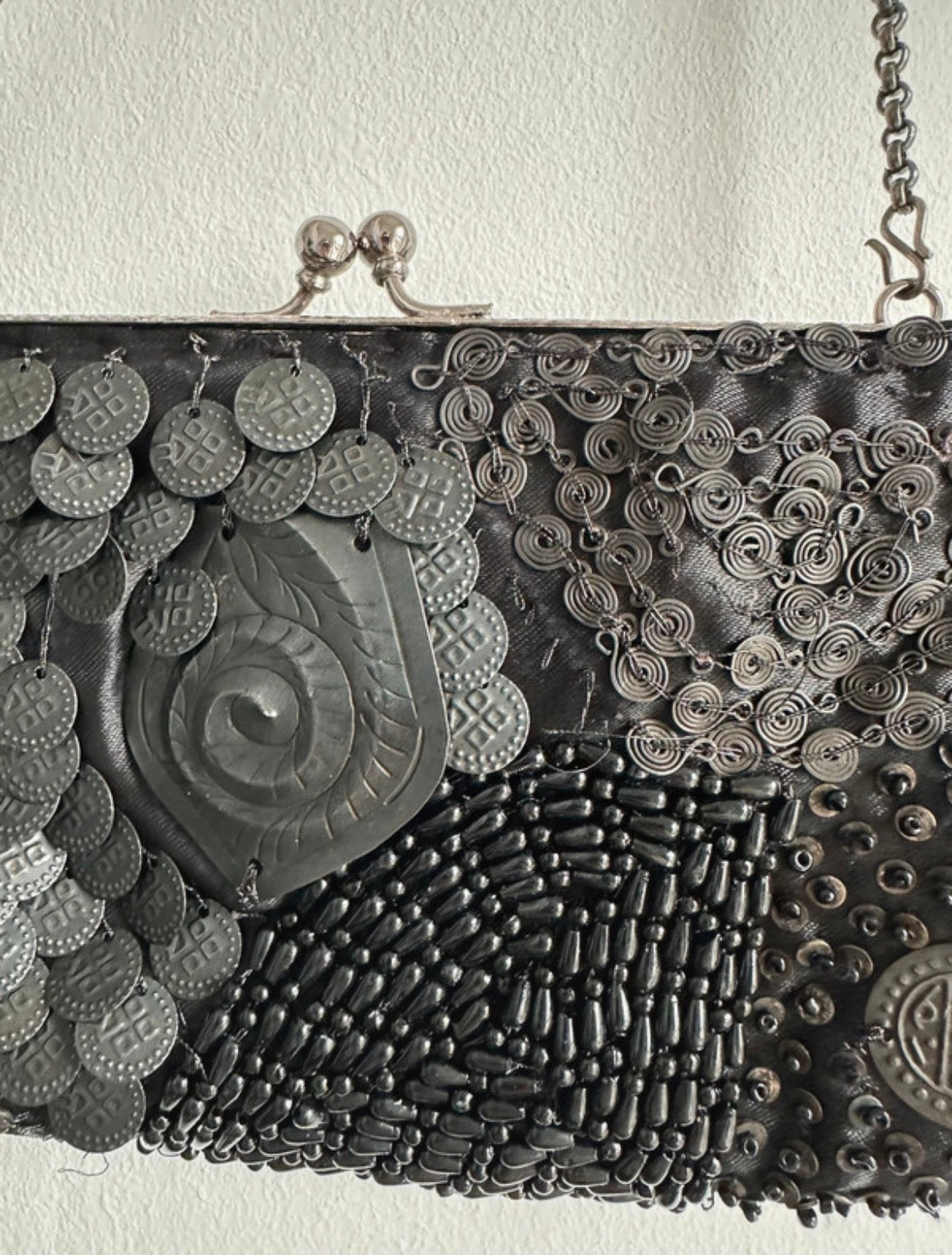 Vintage Aftershock Y2K Embellished Clutch чанта