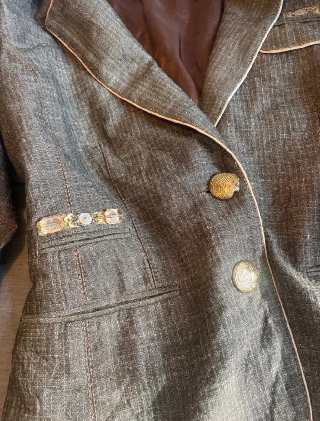 Vintage 90s Moodus Art Tailored Blazer