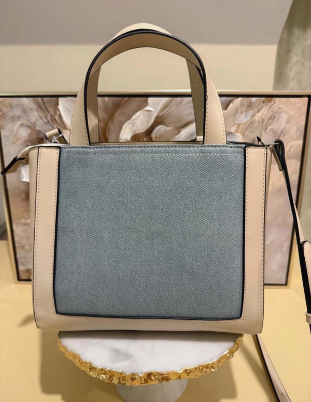 True Religion handbag със структурирана правоъгълна форма