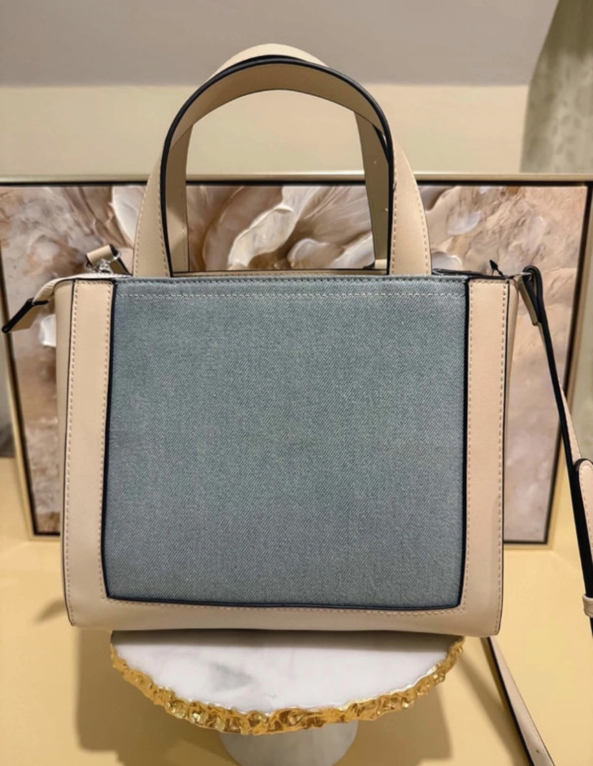 True Religion handbag със структурирана правоъгълна форма