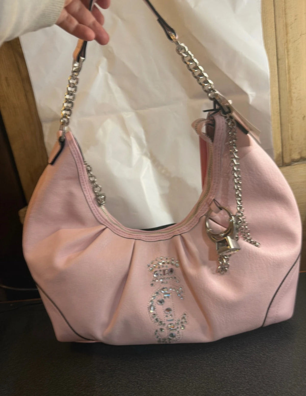 Чанта Juicy Couture Crown Hobo