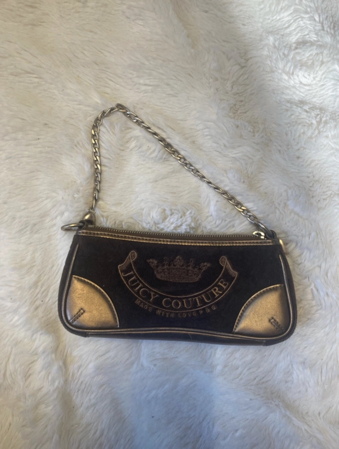 Винтидж Juicy Couture baguette чанта от началото на 2000-те