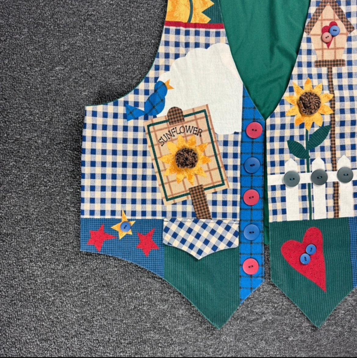 Handmade patchwork елек