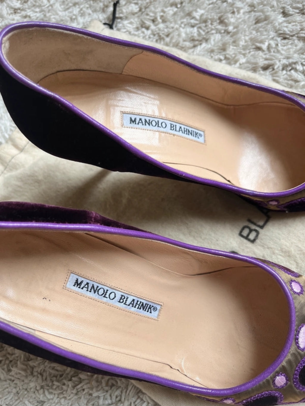 Ексклузивни винтидж обувки Manolo Blahnik x Neiman Marcus от септември 2005 г. - 37,5