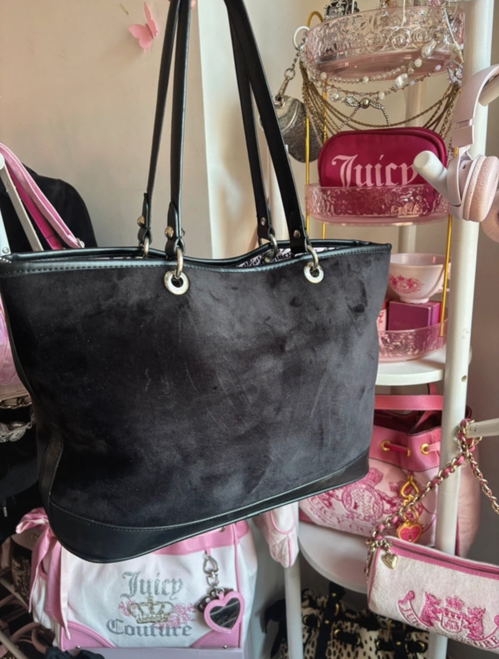 Juicy Couture Scottie Crest Tote Bag