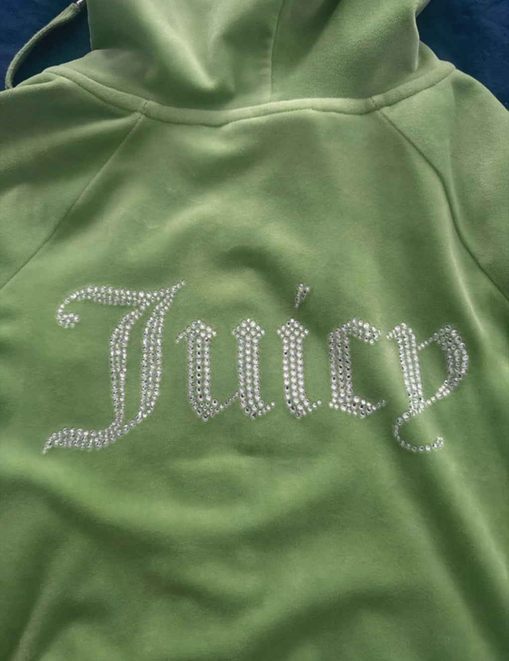 Juicy Couture zip-up hoodie в свеж зелен нюанс