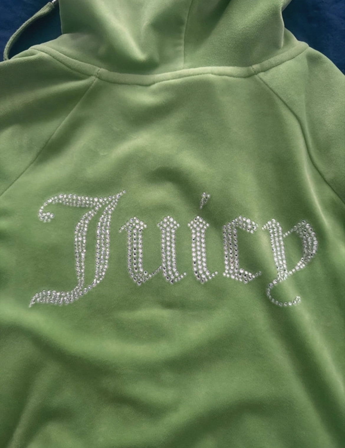 Juicy Couture zip-up hoodie в свеж зелен нюанс
