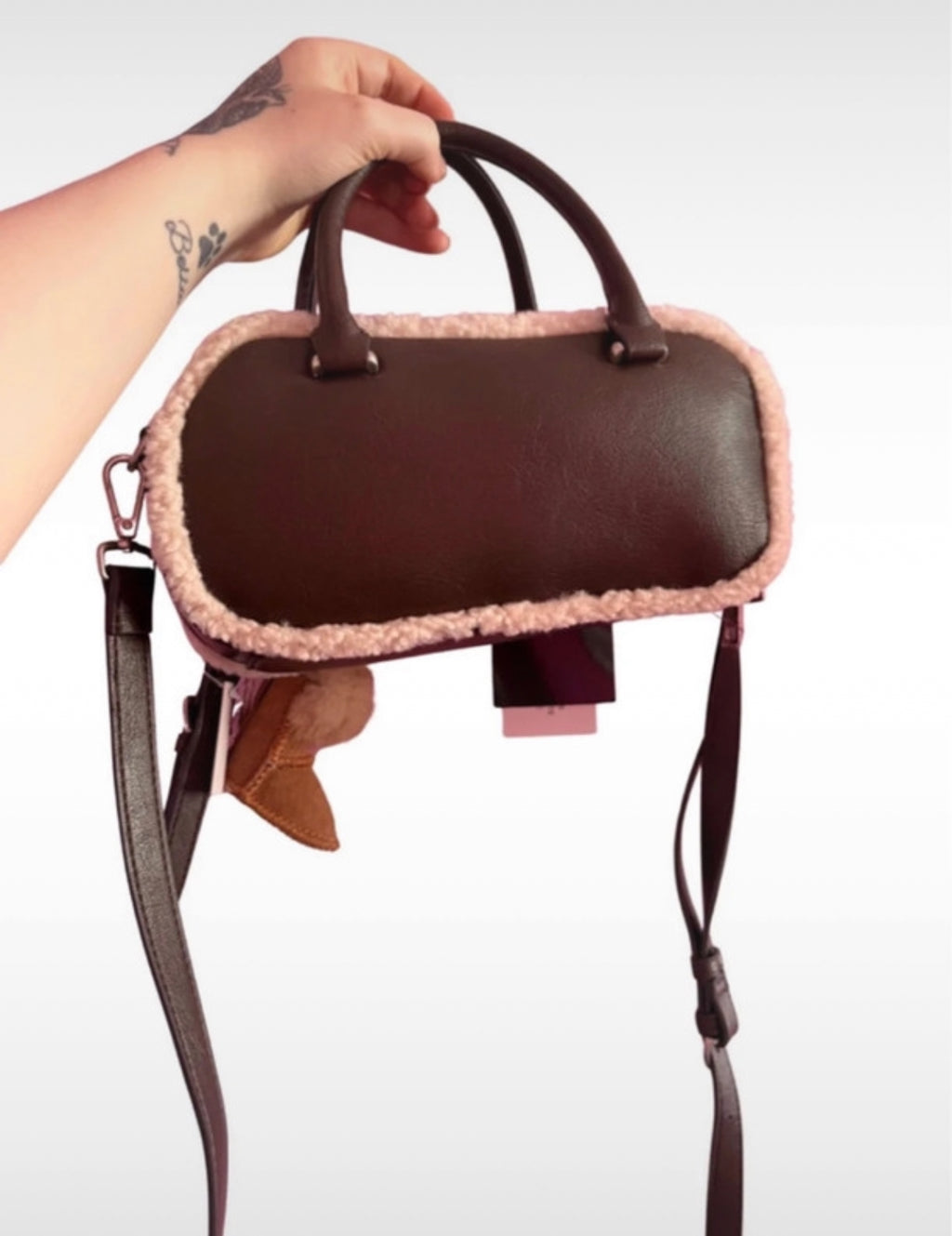Чанта Steve Madden с teddy акценти