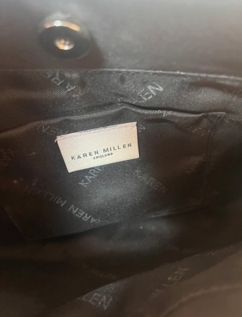 Копринена винтидж чанта Karen Millen