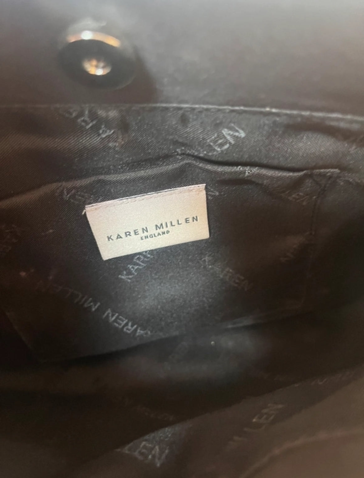 Копринена винтидж чанта Karen Millen