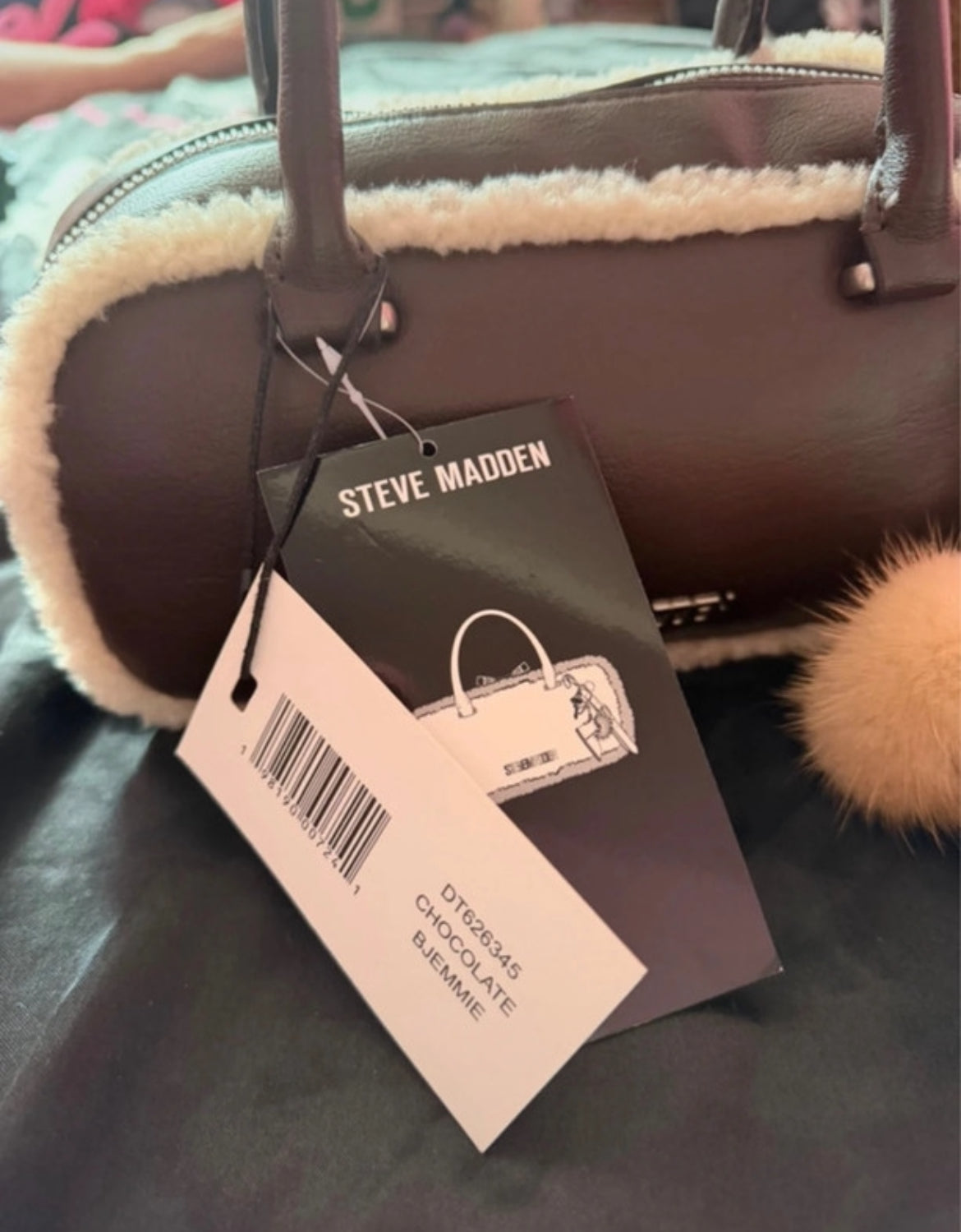 Чанта Steve Madden с teddy акценти