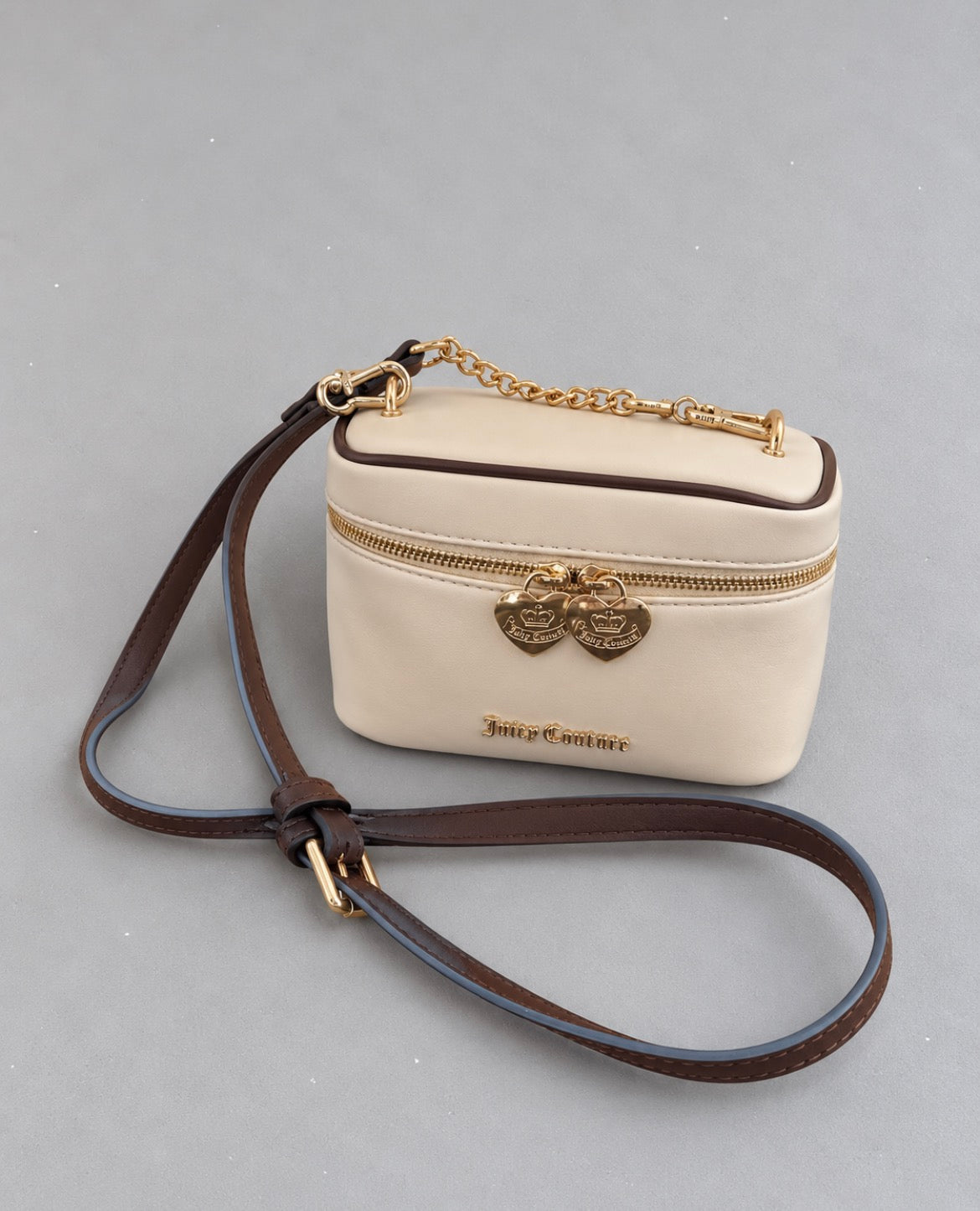 Juicy Couture Ecru Vanity Crossbody чанта