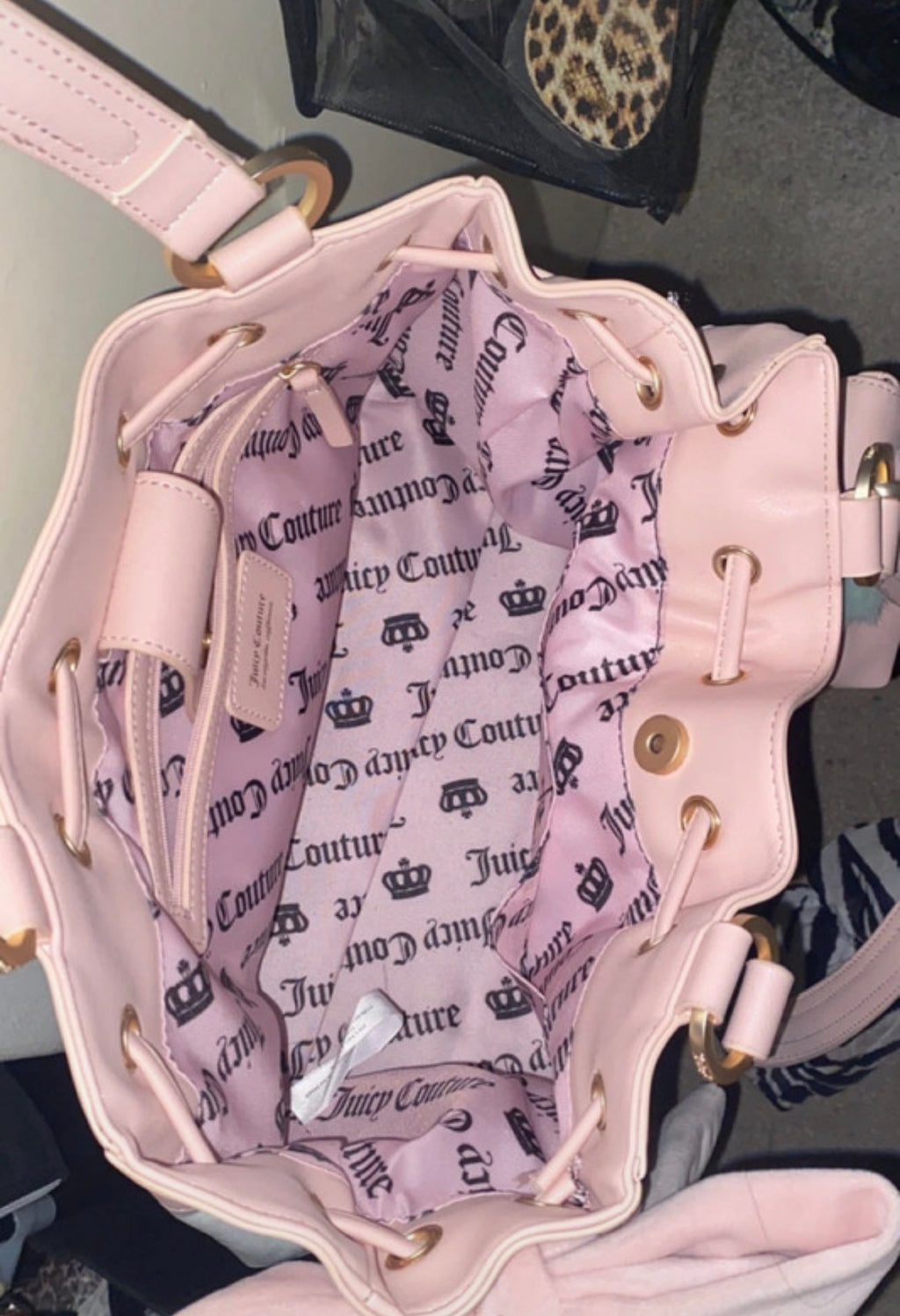 Juicy Couture Daydreamer чанта в розово и тюркоазено