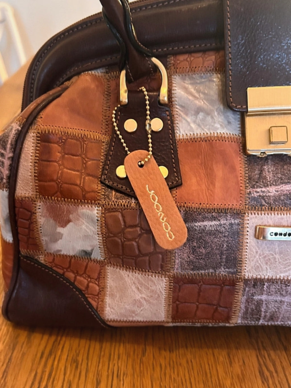 Condor travel bag чанта от 80-те от естествена кожа - изключително запазена