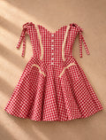 Мини рокля House of CB Gingham