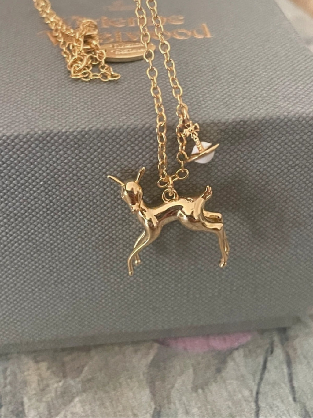 Рядко колие Vivienne Westwood Tiny Deer