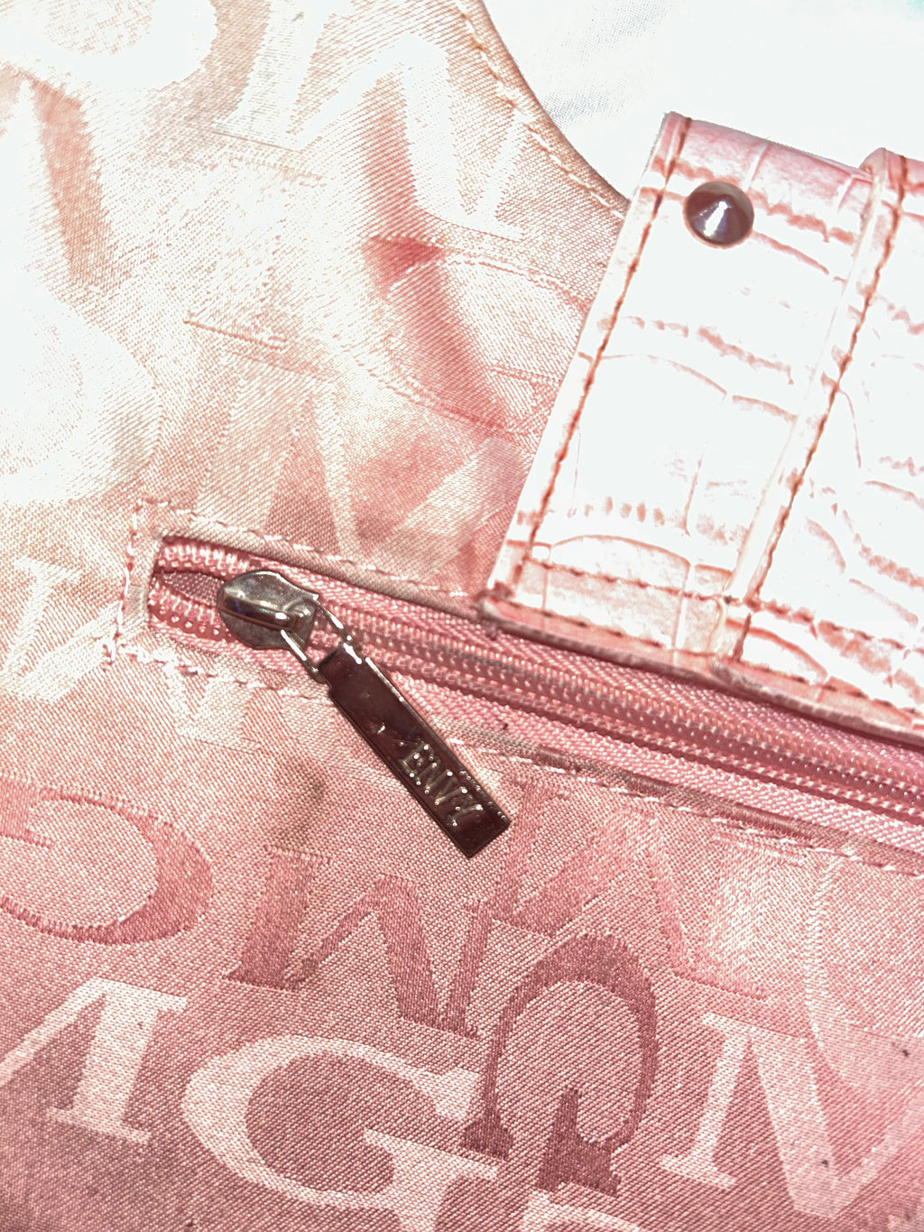 Vintage MNG by Mango Y2K monogram shoulder чанта