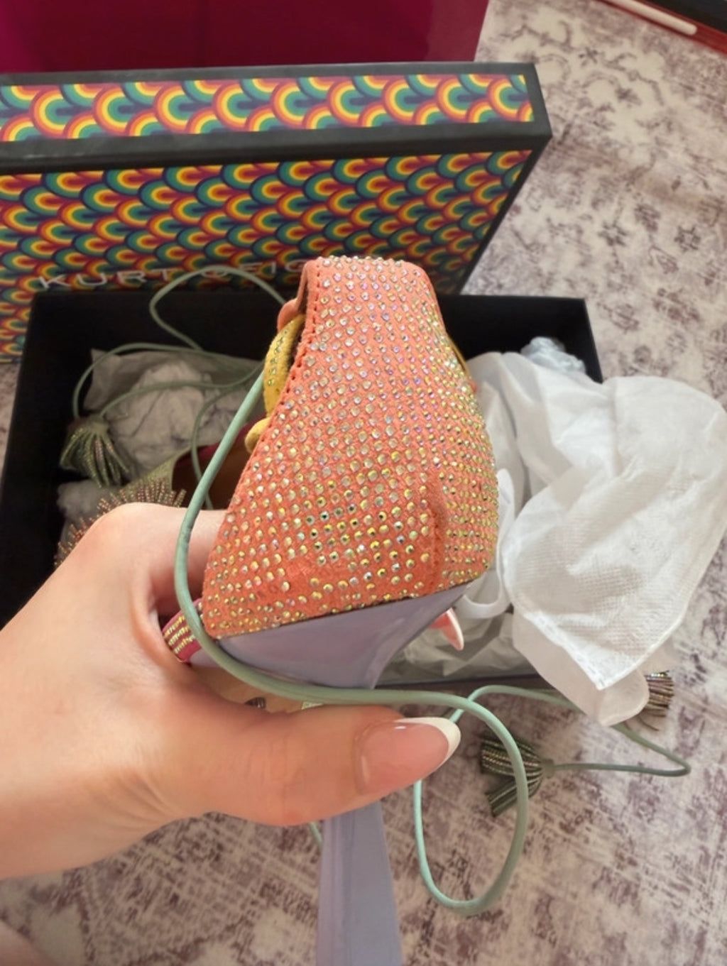 Kurt Geiger embellished heels с истински statement дизайн
