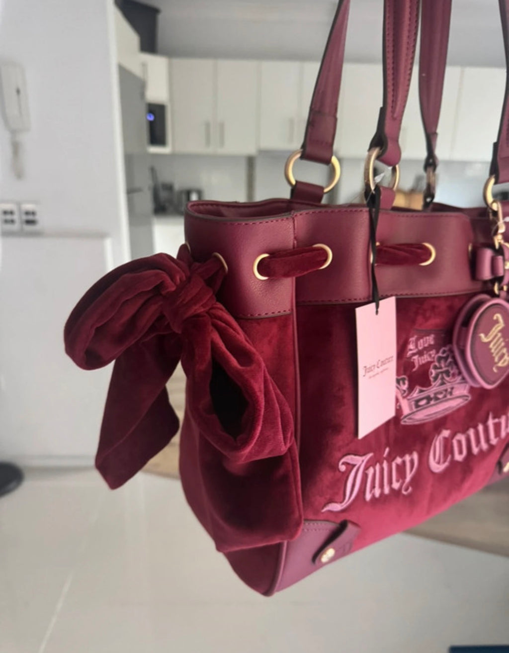 Чанта Juicy Couture Daydreamer в бордо