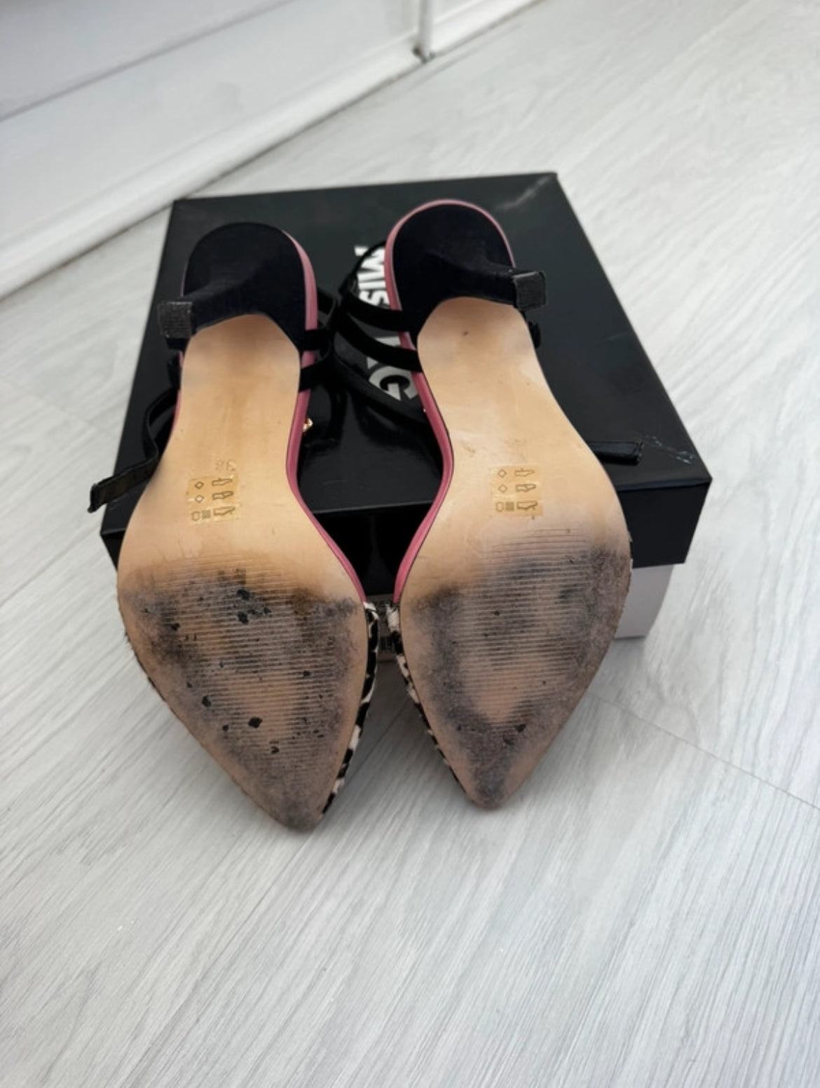 Kurt Geiger сандали на ток с леопардов принт - 38