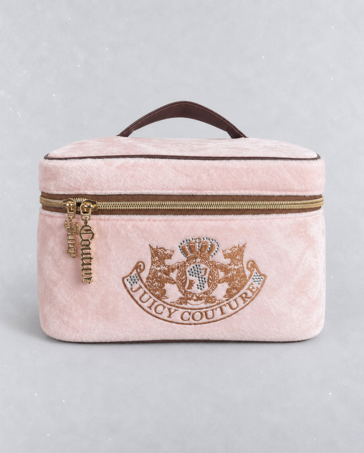 Juicy Couture Pink Velour Makeup Bag