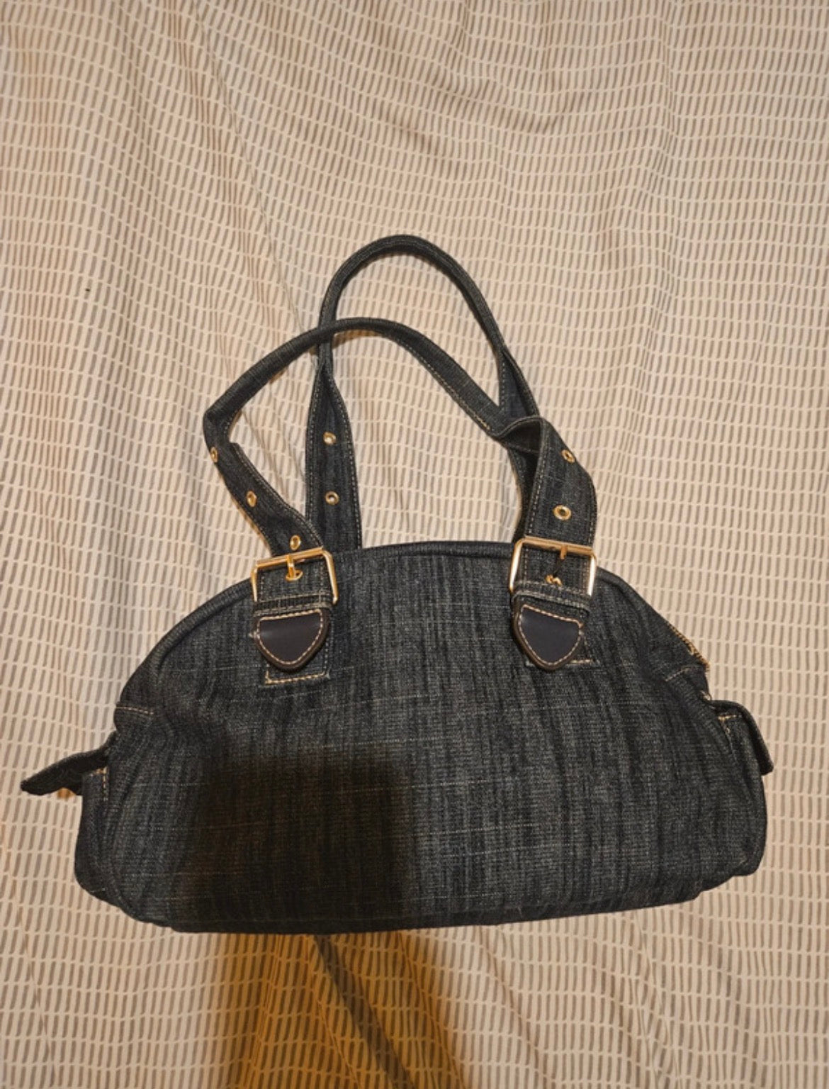 True Religion Denim Patch Shoulder чанта