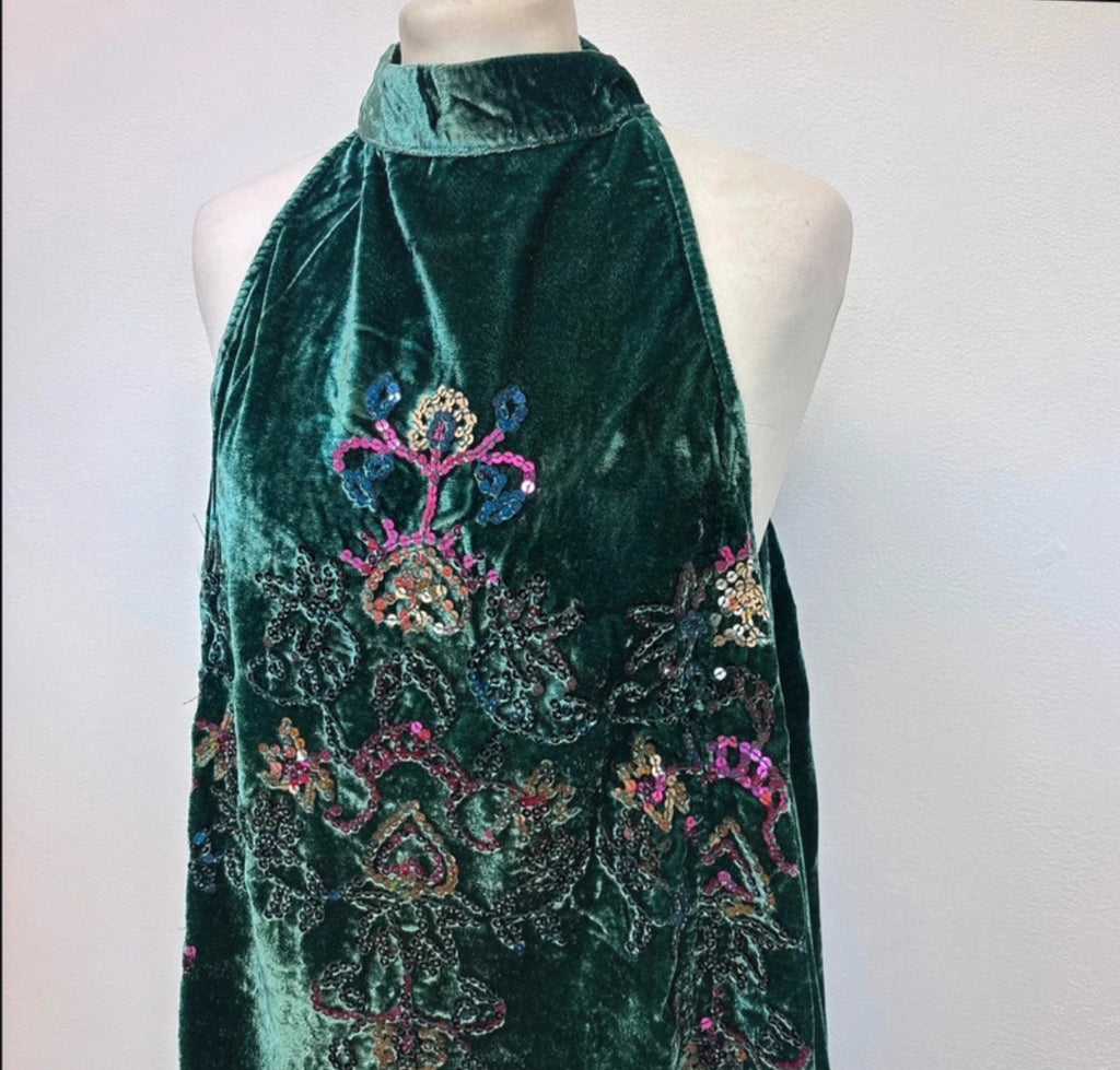 Винтидж кадифена рокля Free People