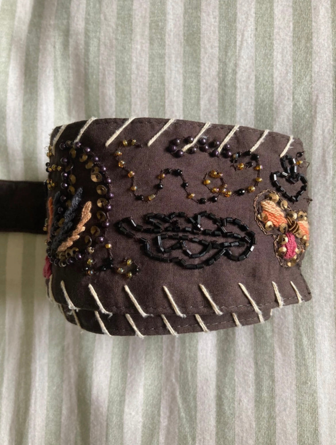 Per Una Embroidered Beaded Boho колан