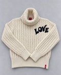 Vintage 90s Miss Sixty “LOVE” Wool Roll-Neck пуловер